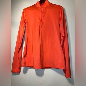 Nike Dri-FIT Orange Half-Zip Top